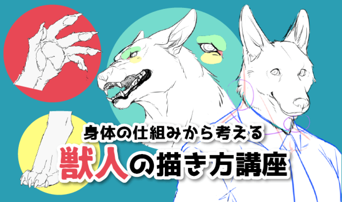 身体の仕組みから考える 獣人を描き方講座 いちあっぷ