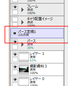 Sai2を使ったパース定規の使い方 これで 学校の校門前 の背景イラストが描ける レイアウト編2 いちあっぷ