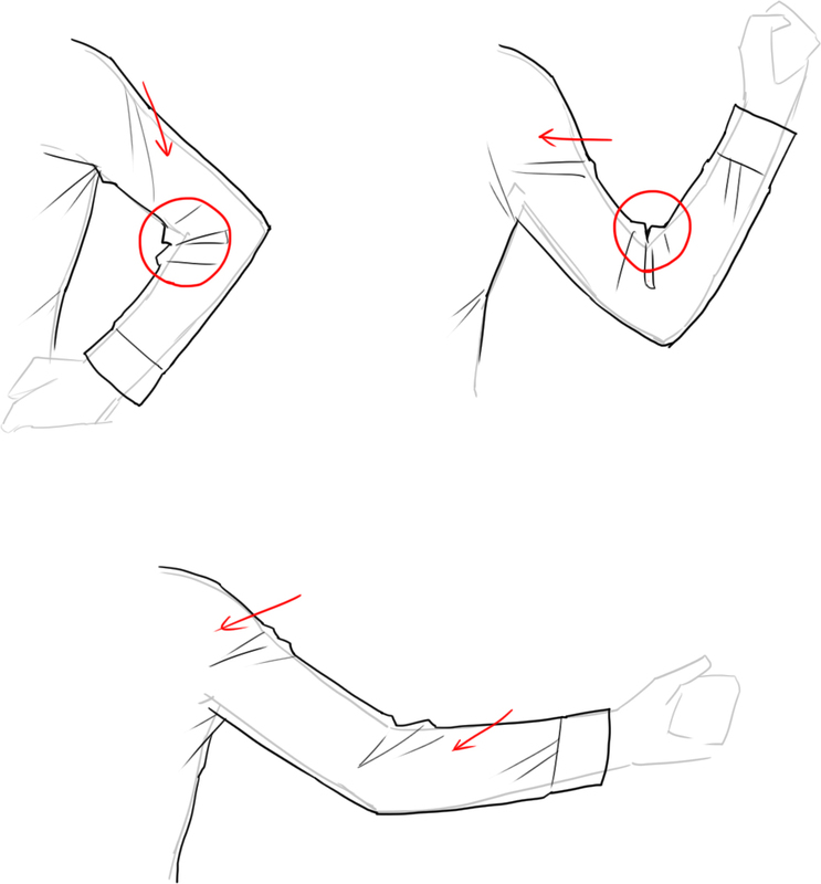 基本を知ろう 服のシワの描き方 いちあっぷ