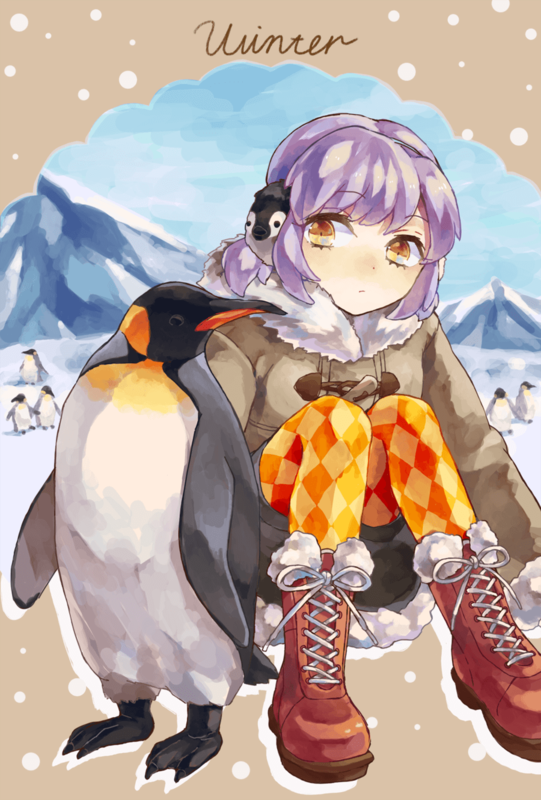 最高のイラスト画像 これまでで最高の雪 女の子 イラスト かわいい