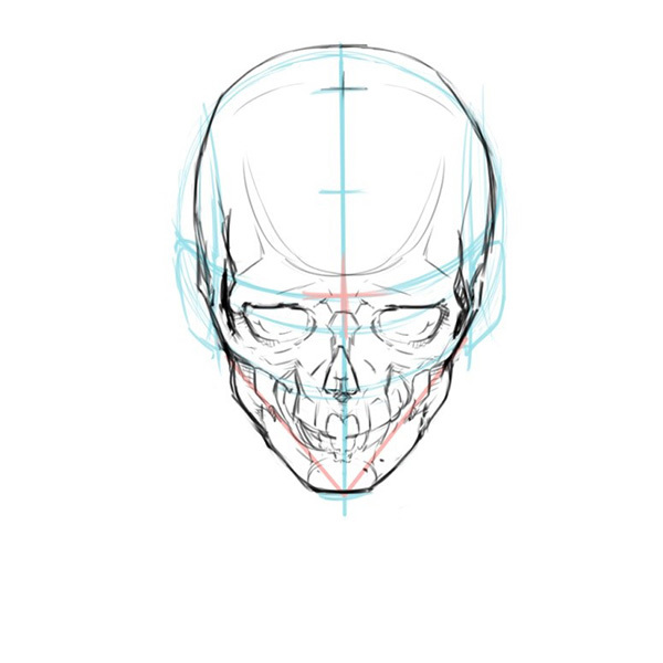 構造から理解しよう あおりと俯瞰 フカン のついた顔の描き方