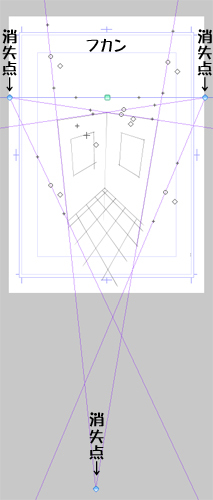 消失点とアイレベルを決めるだけでパースを自動生成 Clip Studio Paint講座 パース定規編 いちあっぷ