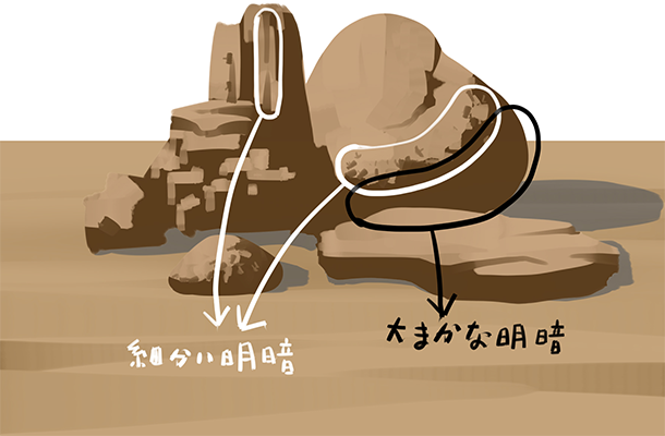 効率的な背景の描き方とは 岩の描き方編 いちあっぷ
