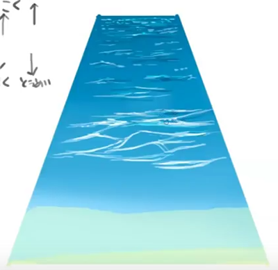 波の表現はハイライトと影を描くのがポイント 海の描き方講座 いちあっぷ