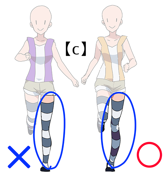 躍動感 スピード感を表現しよう 走る フォームの描き方 いちあっぷ