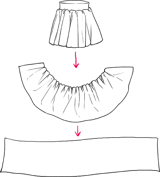 スカートの描き方