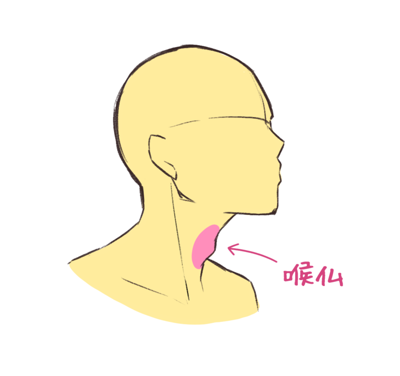 男主人公を描こう 男性キャラクターの描き方 首の描き方編 いちあっぷ