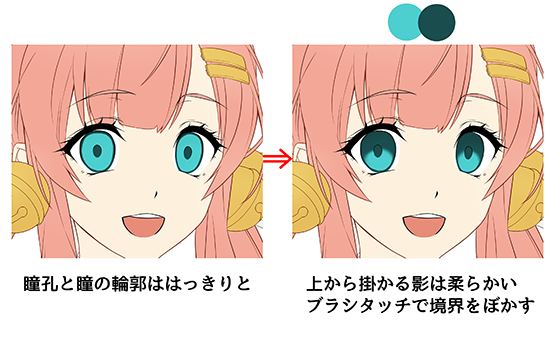 キャラクターに命が灯る 目の塗り方メイキング いちあっぷ