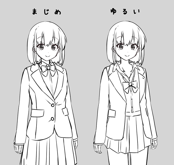 知ってるだけで上手く描ける 制服のコツ ブレザー編 いちあっぷ