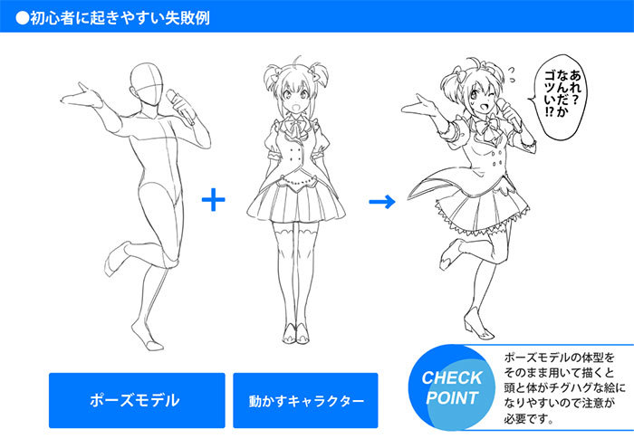 キャラクターがいきいきとするポーズが描ける 立ち絵が上手くなる方法 いちあっぷ