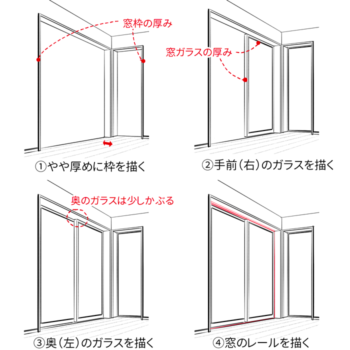 窓の描き方