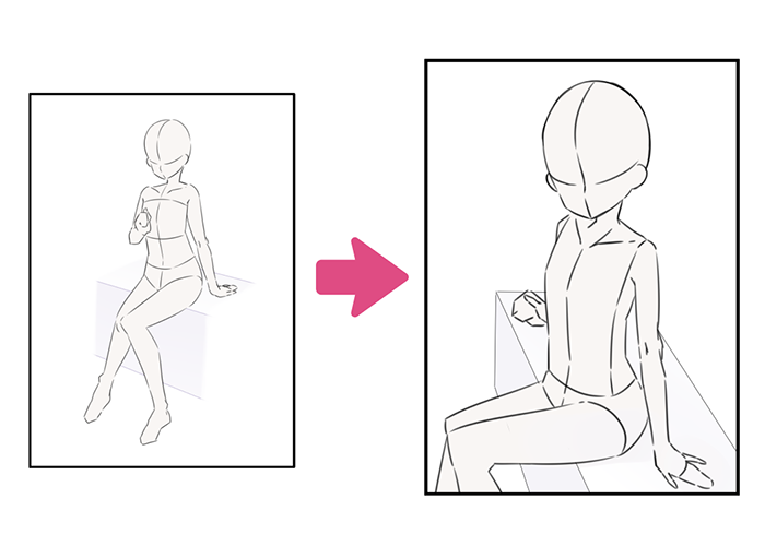 簡単にイラストを上手く見せるテクニック 構図編 いちあっぷ
