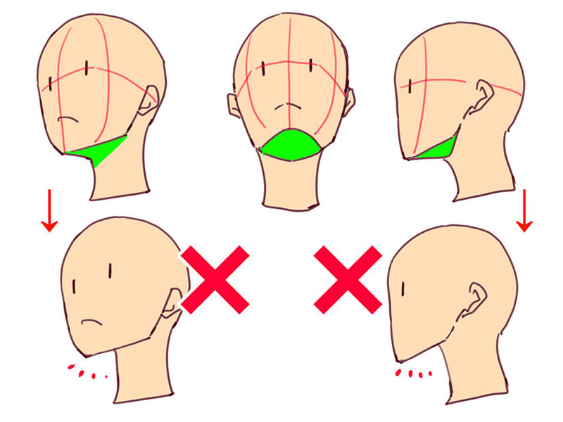 角度のついた顔を描きやすくする4つのコツ いちあっぷ