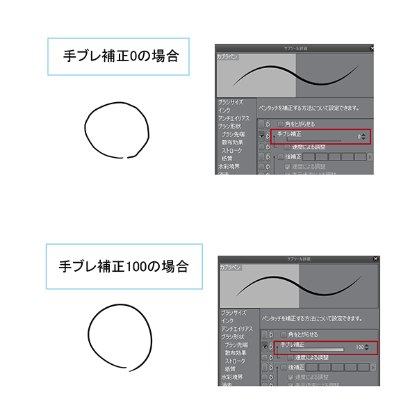 お手軽に綺麗な線が引ける 初心者のためのブラシ設定講座 いちあっぷ