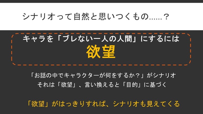 おもしろいシナリオの作り方