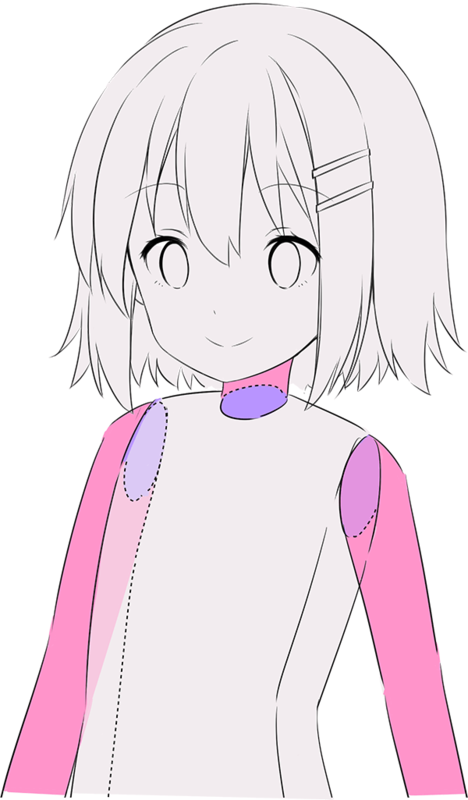 斜め顔 服 イラスト 安い