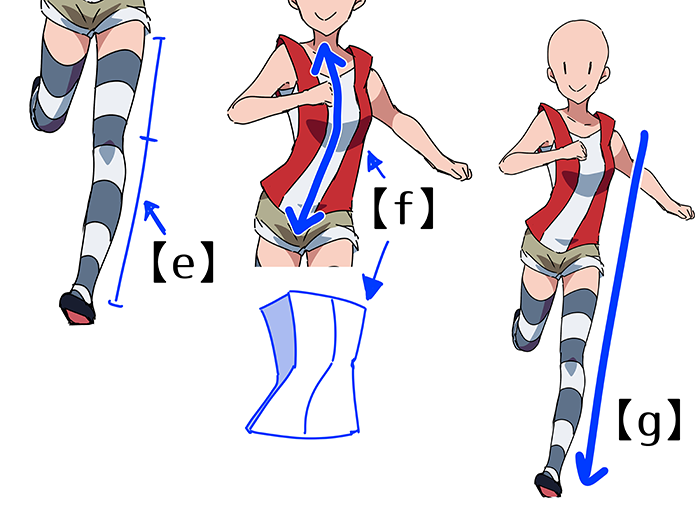 躍動感 スピード感を表現しよう 走る フォームの描き方 いちあっぷ