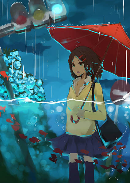 梅雨到来 梅雨イラスト特集 いちあっぷ